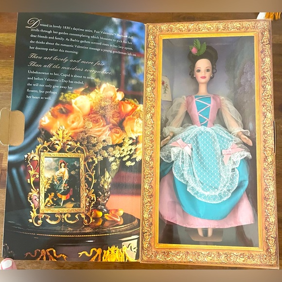 Vintage Collectible Hallmark Special Edition Fair Valentine Barbie